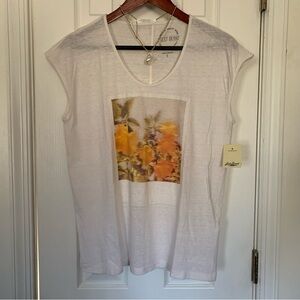 Lucky Brand Spring Garden Still Life Graphic Tee